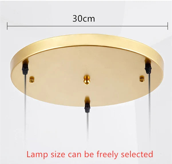 Suspension boule verre design nordique moderne décoratif loft LED